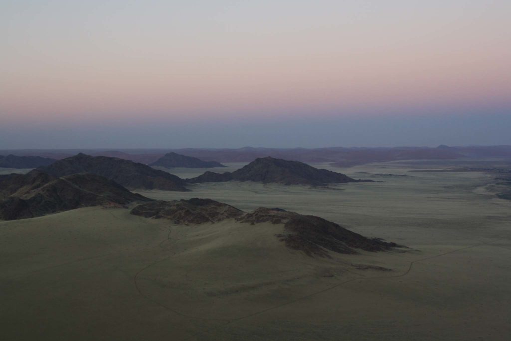 Namibia vor Sonnenaufgang